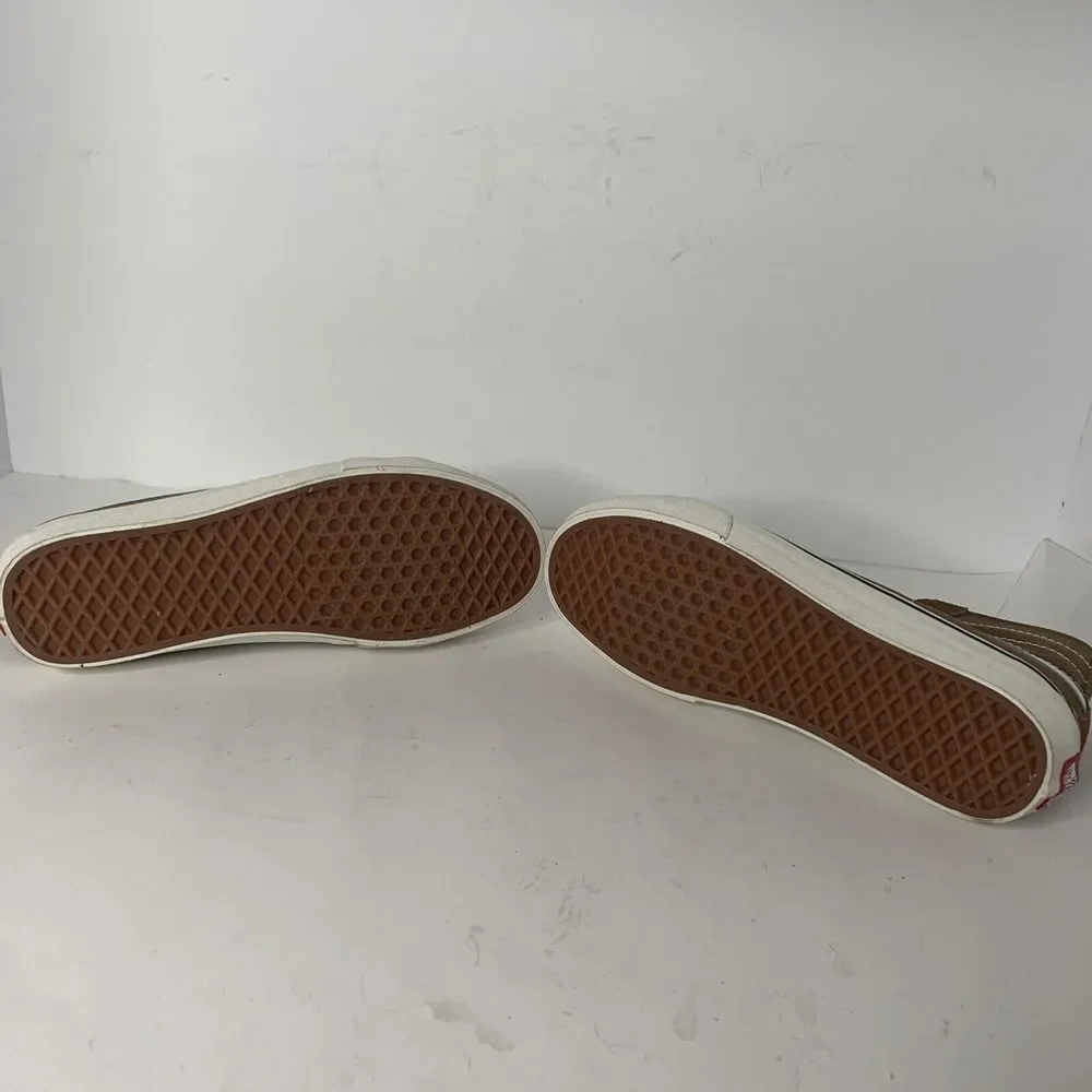 Vans Brown Canvas SK8-HI 138 Decon SF Sneakers - Unisex Shoe M-9‎ W-10.5
